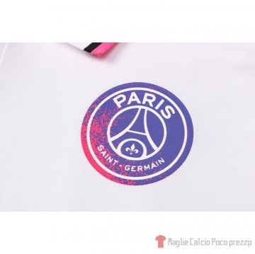 Maglia Polo Paris Saint-germain Jordan 2021-22 Bianco