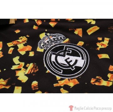 Maglia Polo Real Madrid 2020/2021 Nero e Oro