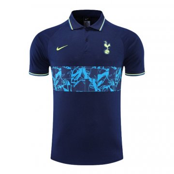 Maglia Polo Tottenham Hotspur 22-23 Blu Oscuro