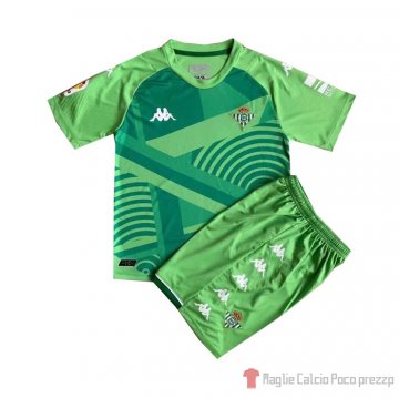 Maglia Real Betis Portiere Bambino 21-22 Verde