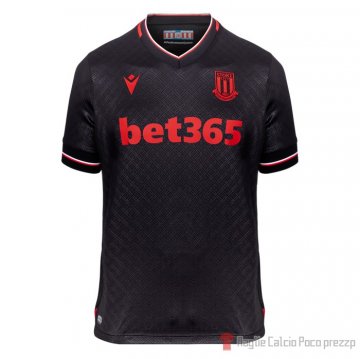 Maglia Stoke City Away 22-23 Negro