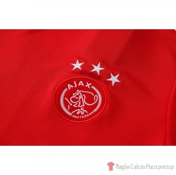 Tuta Da Track Ajax Manica Corta 21-22 Rosso