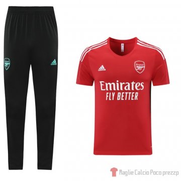 Tuta Da Track Arsenal Manica Corta 2021-22 Rosso