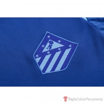 Tuta Da Track Atletico Madrid Manica Corta 2022-2023 Blu