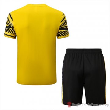 Tuta Da Track Borussia Dortmund Manica Corta 22-23 Amarillo - Pantalon Corto