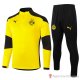 Tuta Da Track Felpa Borussia Dortmund 20-21 Giallo