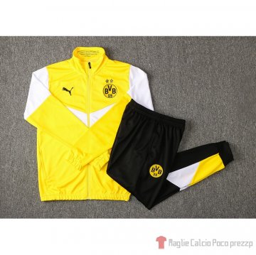 Tuta Da Track Giacca Borussia Dortmund 2021-22 Giallo