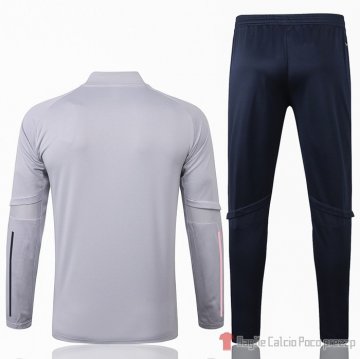 Tuta Da Track Giacca Juventus Bambino 20-21 Grigio