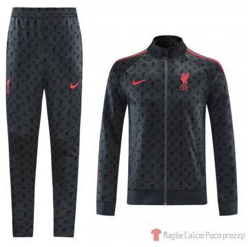 Tuta Da Track Giacca Liverpool 2021 Grigio