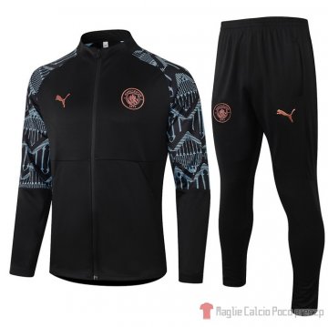 Tuta Da Track Giacca Manchester City 2020-2021 Nero Tuta Da Track Giacca Manchester City 2020-2021 Nero