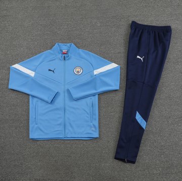 Tuta Da Track Giacca Manchester City 2022-2023 Blu