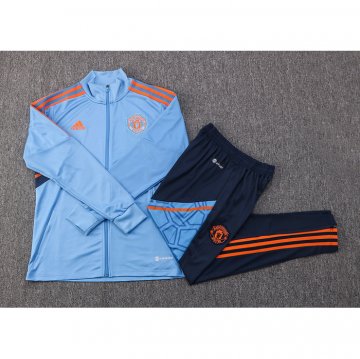 Tuta Da Track Giacca Manchester United 22-23 Blu