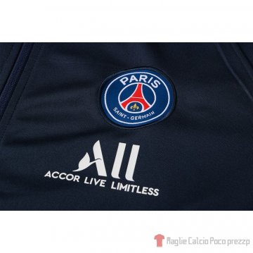 Tuta Da Track Giacca Paris Saint-germain Bambino 2021-22 Blu