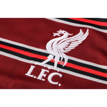 Tuta Da Track Liverpool Manica Corta 2021-2022 Rosso