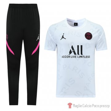 Tuta Da Track Paris Saint-germain Jordan Manica Corta 2021 Bianco Tuta Da Track Paris Saint-germain Jordan Manica Corta 2021 Bianco