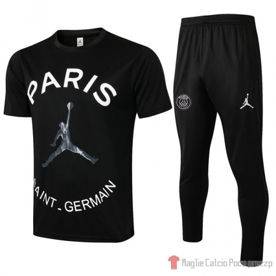 Tuta Da Track Paris Saint-germain Manica Corta 2021-22 Nero - Clicca l'immagine per chiudere