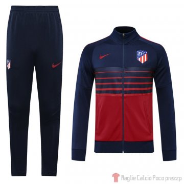 Tuta da Track Giacca Atletico Madrid 2020/2021 Blu e Rosso Tuta da Track Giacca Atletico Madrid 2020/2021 Blu e Rosso