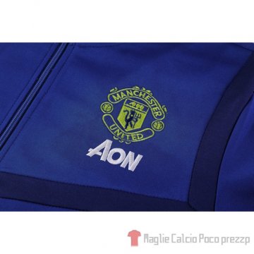 Tuta da Track Manchester United Bambino 2019/2020 Blu