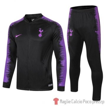 Tuta da Track Tottenham Hotspur 2018-2019 Nero Tuta da Track Tottenham Hotspur 2018-2019 Nero