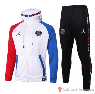 Tuta Da Track Giacca Paris Saint-germain 2020-21 Bianco