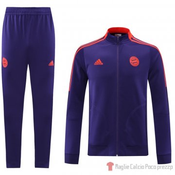 Tuta Giacca Bayern Munich 21-22 Purpura Tuta Giacca Bayern Munich 21-22 Purpura