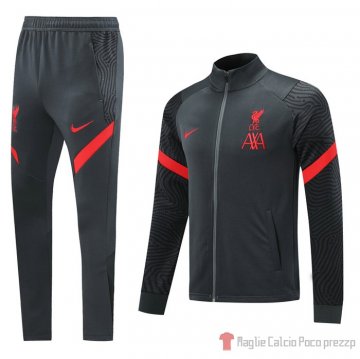 Tuta De Giacca Liverpool 20-21 Gris Oscuro