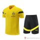 Chandal Del Borussia Dortmund Manica Corta 2022-2023 Amarillo - Pantalon Corto