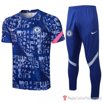 Tuta da track Chelsea Manica Corta 21-22 Azul Tuta da track Chelsea Manica Corta 21-22 Azul