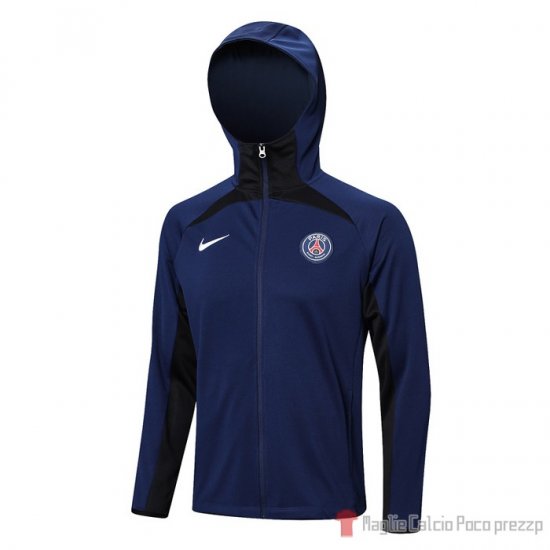 Giacca con cappuccio Paris Saint-germain 2022-2023 Azul - Clicca l'immagine per chiudere