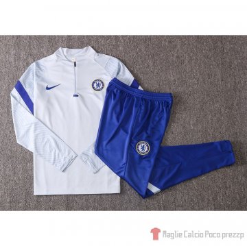 Tuta da Track Felpa Chelsea 2020-21 Azul