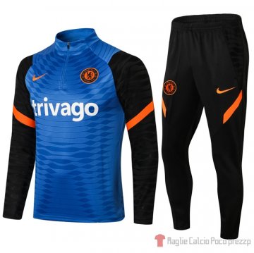 Tuta Da Track Felpa Chelsea 21-22 Azul Tuta Da Track Felpa Chelsea 21-22 Azul
