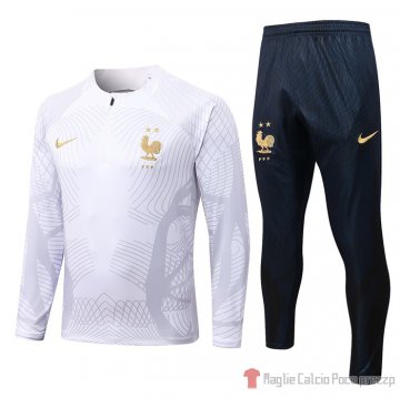 Felpa Della Tuta Francia 2022-23 Blanco Felpa Della Tuta Francia 2022-23 Blanco