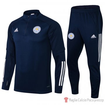 Tuta Da Track Felpa Leicester City 2021-22 Azul