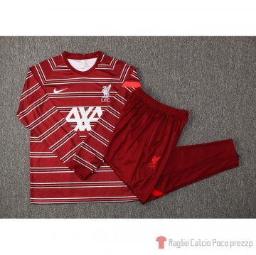 Tuta Da Track Felpa Liverpool 2021-22 Rojo