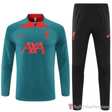 Felpa Della Tuta Liverpool 22-23 Verde Felpa Della Tuta Liverpool 22-23 Verde