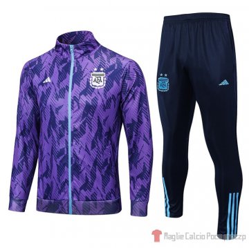 Giacca Della Tuta Argentina 2022-23 Purpura Giacca Della Tuta Argentina 2022-23 Purpura