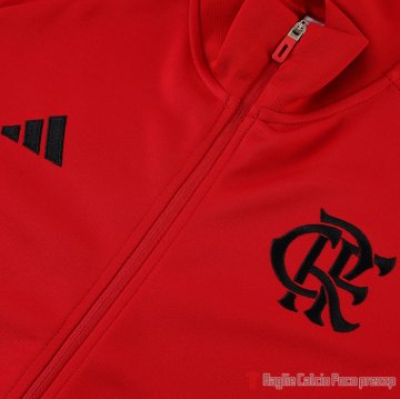 Giacca Della Tuta Flamengo 2023-24 Rojo