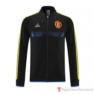 Giacca Manchester United 21-22 Nero E Blu