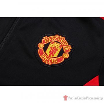 Giacca Manchester United 22-23 Negro Y Rojo