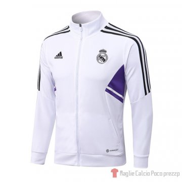 Giacca Real Madrid 22-23 Blanco Y Purpura Giacca Real Madrid 22-23 Blanco Y Purpura