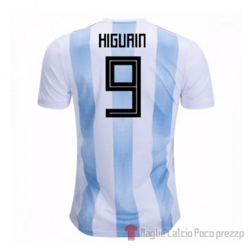 Maglia Argentina Giocatore Higuain Home 2018