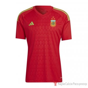 Maglia Argentina Portiere 2022 Rojo