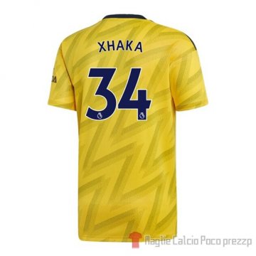 Maglia Arsenal Giocatore Xhaka Away 2019/2020 Maglia Arsenal Giocatore Xhaka Away 2019/2020
