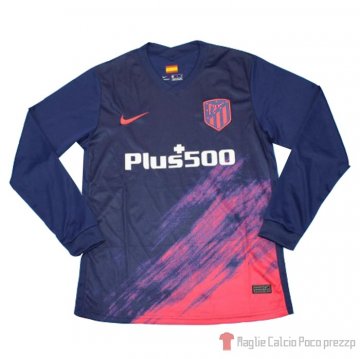 Maglia Atletico Madrid Away Maniche Lunghe 21-22 Maglia Atletico Madrid Away Maniche Lunghe 21-22