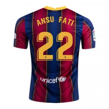 Maglia Barcellona Giocatore Ansu Fati Home 20-21