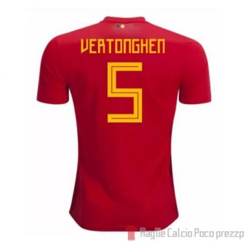 Maglia Belgio Giocatore Vertonghen Home 2018 Maglia Belgio Giocatore Vertonghen Home 2018