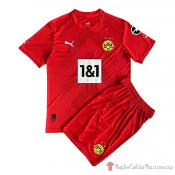 Maglia Borussia Dortmund Portiere Bambino 22-23 Rojo Maglia Borussia Dortmund Portiere Bambino 22-23 Rojo