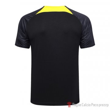 Maglia De Allenamento Paris Saint-germain Jordan 23-24 Negro