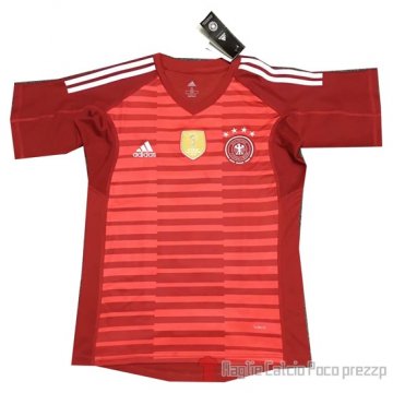 Maglia Germania Portiere 2018 Rosso Thailandia Maglia Germania Portiere 2018 Rosso Thailandia