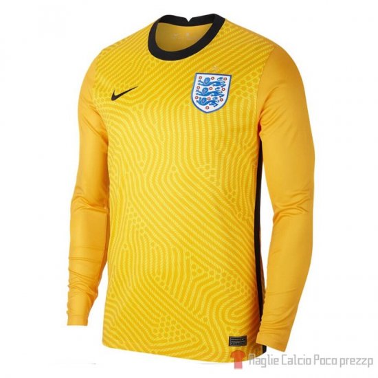 Maglia Inghilterra Portiere Manica Lunga 20-21 Giallo - Clicca l'immagine per chiudere